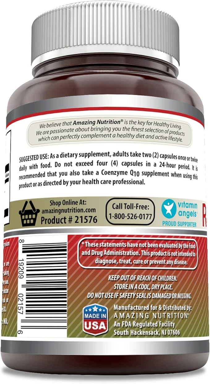 Amazing Formulas Red Yeast Rice 1200mg Per Serving 240 Capsules Supplement | Non-GMO | Gluten Free | Made in USA