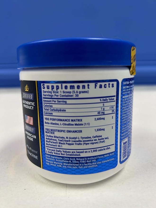 Ronnie Coleman Signature Series New Pre Workout Powder for Women & Men, Preworkout with Amino Acid Beta Alanine, L Citrulline, Caffeine for Energy Support, Endurance & Focus, Island Crush, 30 Serving