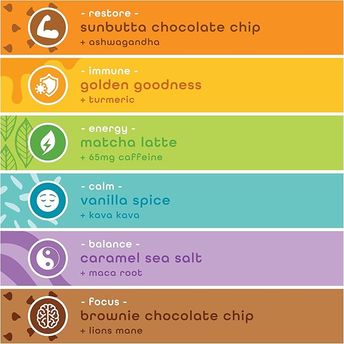 Feel Vegan Protein Bars - Keto, Gluten Free, Organic, 15g Protein - Dairy Free, Low Sugar - Variety Pack (6 Flavors, 6 Pack)
