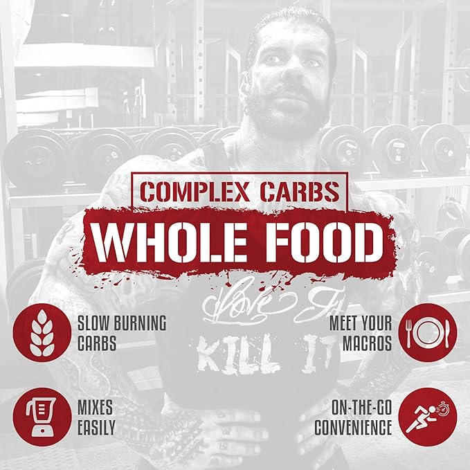 5% Nutrition Rich Piana Real Carbs Rice with Real Food Complex Carbohydrates, Long-Lasting Low Glycemic Energy for Pre-Workout/Post-Workout Recovery Meal, 3.5 lb, 40 Servings (Cocoa Heaven)