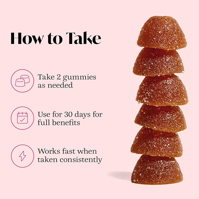 Winged Wellness Calm & Collected, Stress Relief Gummies - Stress Support Supplement with KSM-66 Ashwagandha, L-Theanine, GABA & Passionflower - Vegan & Gluten-Free Gummy - Raspberry, 42 Count
