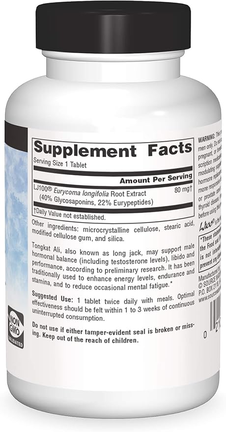 Source Naturals Tongkat Ali, 120 Tablets