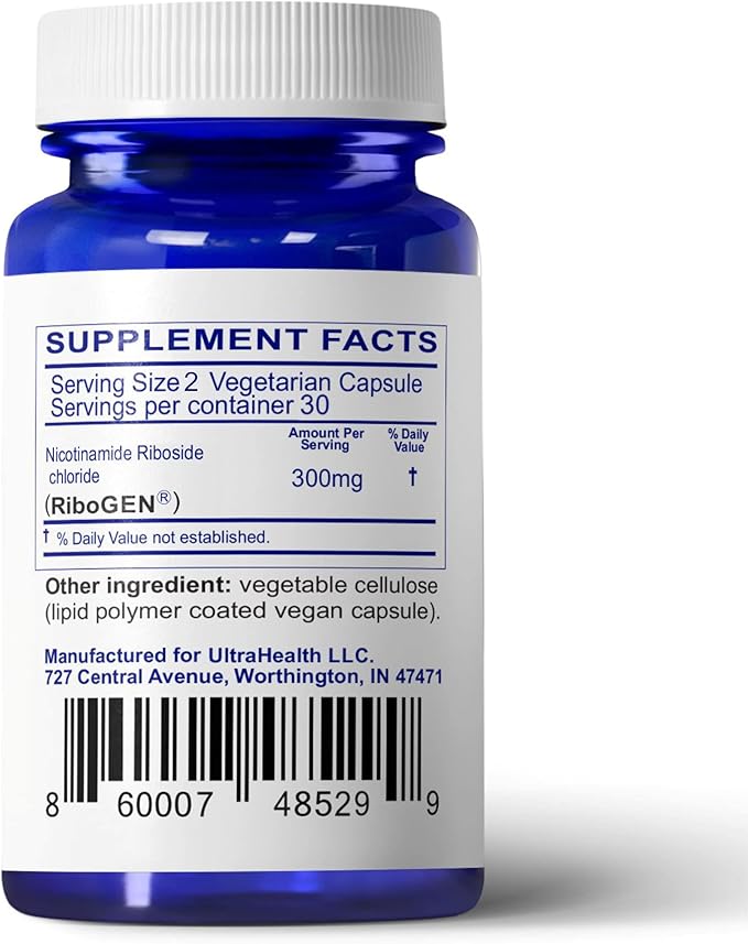 Best Value Nicotinamide Riboside (NR) 300mg, New Enteric Capsules, Liposomal Coated for Highest bioavailability, NAD Supplement, Ultra High Purity. NMN alternative.