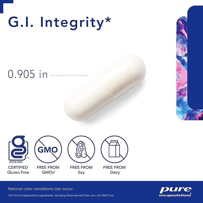 Pure Encapsulations G.I. Integrity | Enhanced Support for Gastrointestinal Integrity and Function | 120 Capsules