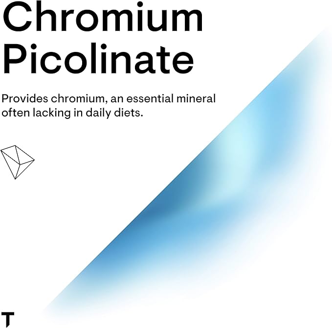 THORNE Chromium Picolinate - 500mg Chromium - 60 Capsules
