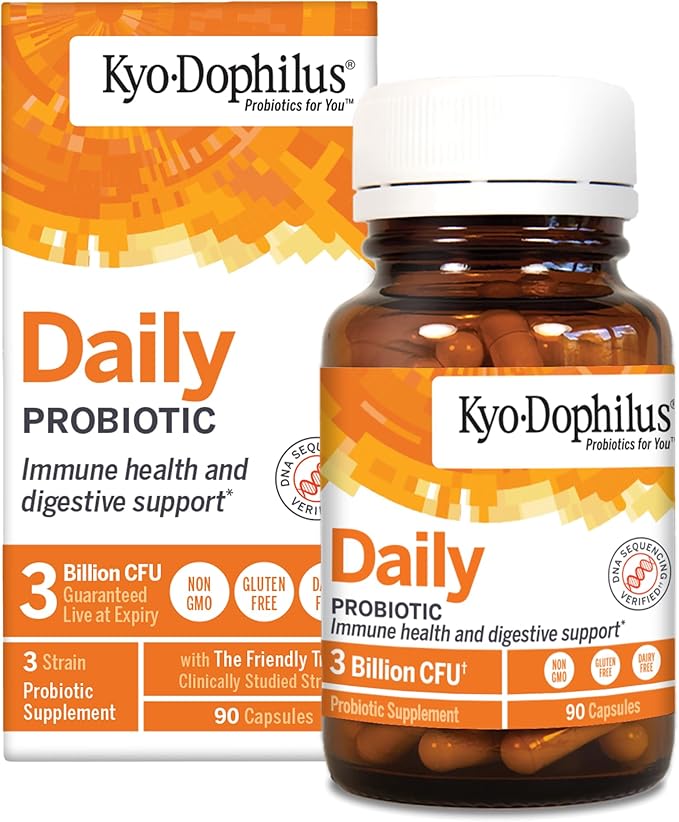 Kyo-Dophilus Daily Probiotic, Immune and Digestive Support*, 90 capsules