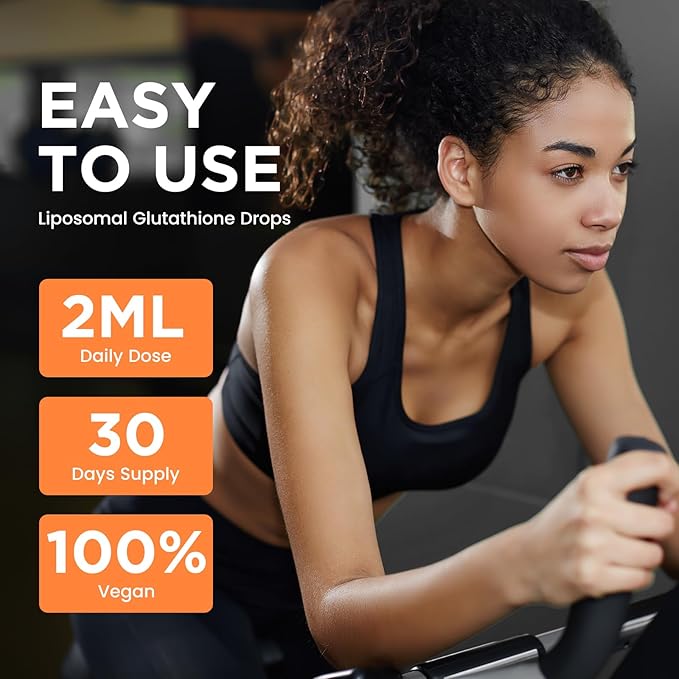 Liposomal Glutathione Supplement - 2000mg Glutathione Liquid Drops with Vitamin C, Curcumin & Trans-Resveratrol - Powerful Antioxidant for Immune, Skin Health & Liver Detox - Strawberry