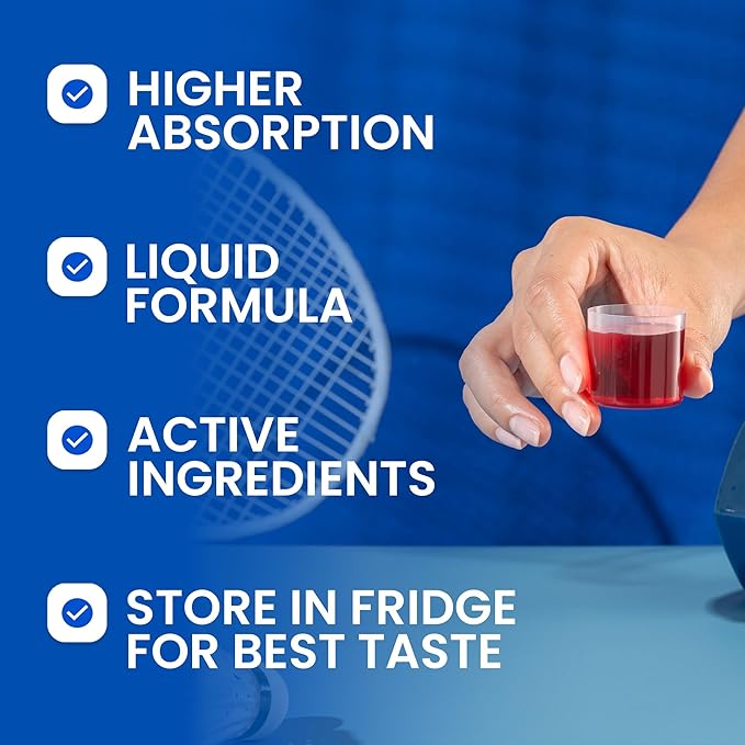 Swedish Nutra - Joint Support 30 Shots I Collagen Type I, II & III I Glucosamine, MSM, Chondroitin, Turmeric I Sugar-Free - 30 Day Supply