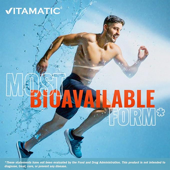 Vitamatic Hyaluronic Acid Powder 200mg - Supports Healthy Connective Tissue and Joints - Promote Youthful Healthy Skin - 100 Gram