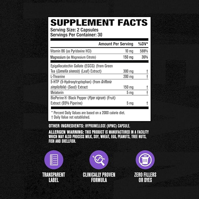 Jacked Factory Lean PM & Lean PM Max Night Time Fat Burner, Sleep Aid Supplement, & Appetite Suppressant for Men and Women (180 Capsules)