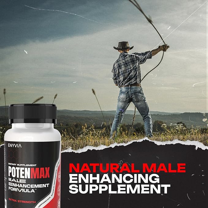 Natural Enlargement Pills for Men - Male Supplements for Men, Add 2-3in 60 Days, Boost Performance, Stamina and Endurance with Oyster Extract, Tongkat Ali, Tribulus, Maca, L-Arginine, 1-Month Supply
