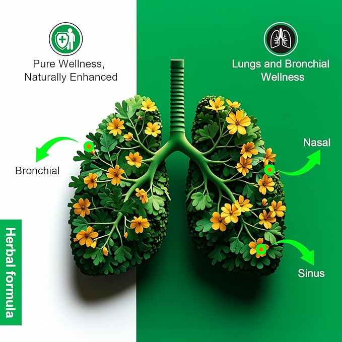 Mullein Leaf Extract for Lungs Softgels, Lung Cleanse Lung Detox for Smokers, Respiratory Support Lung and Bronchial Support, Vegan, Non-GMO, Immune Digestive Support, 60-Count, 60 Days Supply