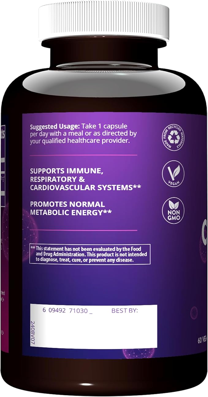 MRM Nutrition Cordyceps | CS-4 Strain | Endurance | Adaptogens | Mushrooms | Energy + Endurance | Vegan | 60 Servings