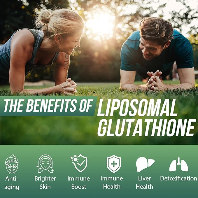 Liposomal Glutathione 1500 MG, Superior Absorption, Liquid Glutathione Supplement, Powerful Antioxidant, Liver Detox, Immune Enhancer, Soy-Free, Non-GMO, Vegan & Gluten Free, 2.02 fl.oz