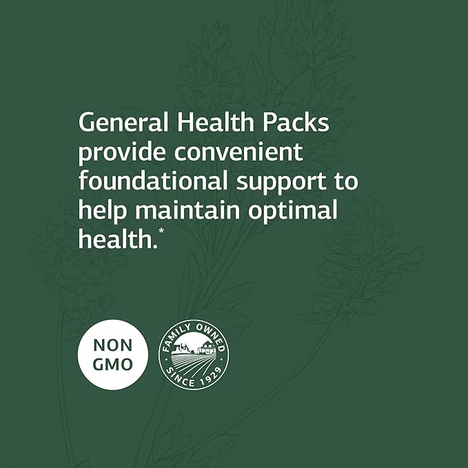Standard Process Inc. General Health Daily Fundamentals - Maintain Optimal Health with Vitamins D, C, B12, A & B6, Zinc, Iron, Iodine, Copper, DHA, EPA - Pack of 60
