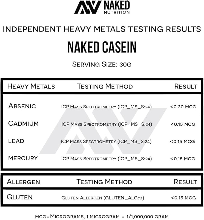 NAKED Casein - 1Lb Micellar Casein Protein - Bulk, GMO-Free, Gluten Free, Soy Free, Preservative Free - Stimulate Muscle Growth - Enhance Recovery - 15 Servings