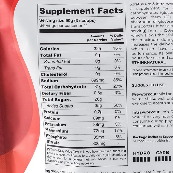 Beetroot (Nitrate) Lime and Ginger - Superfuel Sports Drink Powder with carbohydrates and Minerals. Natural Source of Nitrate. Nitric Oxide. Pre and Intra Training. 35,27Oz.
