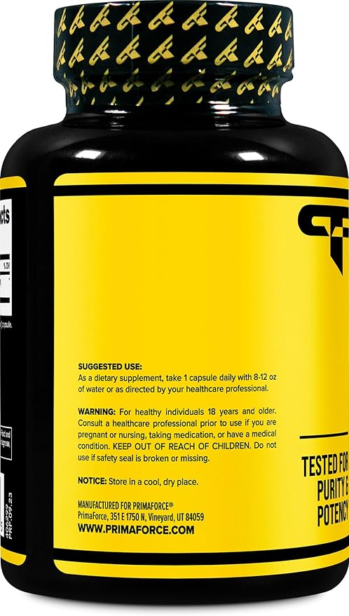 Primaforce Organic Maca Root Capsules (750 MG) (120 CAPS) - Non-GMO, Gluten Free
