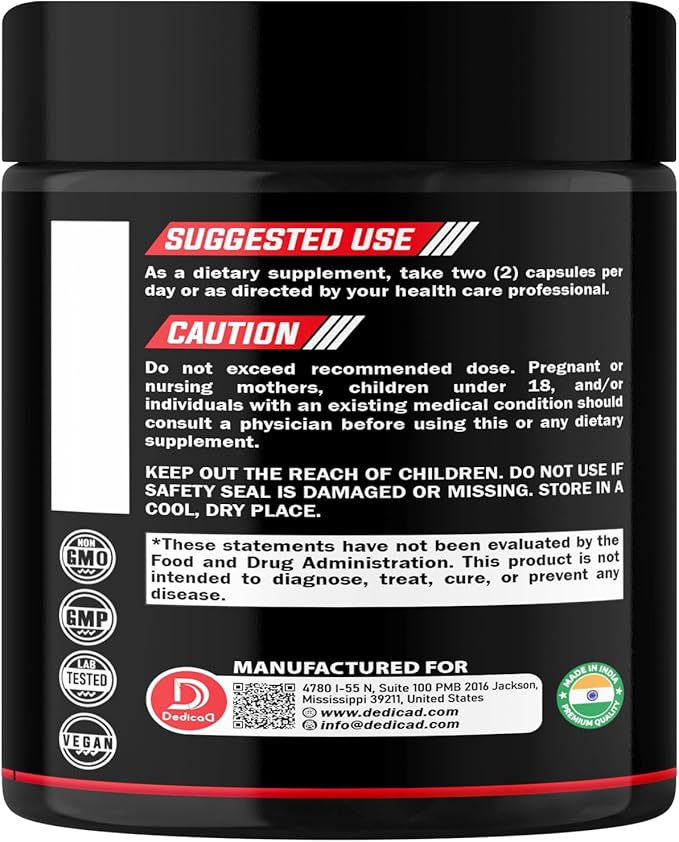 7 in-1 Ultra Test Support with Tribulus Terrestris Horny Goat Weed L-Arginine Maca Root Tongkat Ali Beet Root - Energy Workout Muscle Strength Support 120 Capsules