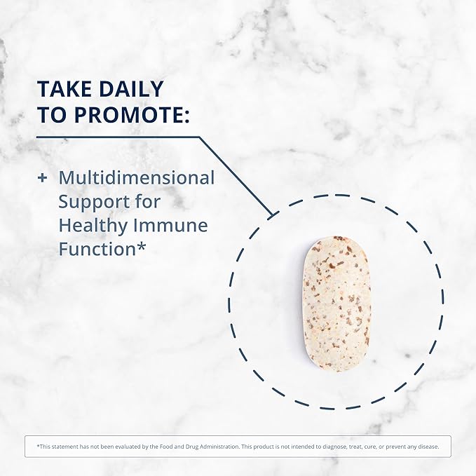 Metagenics ImmuCore, Multidimensional Support Supplement for Healthy Immune Function with Vitamin C, Vitamin D, Zinc and a Blend of Mushroom Extracts - 90 Tablets
