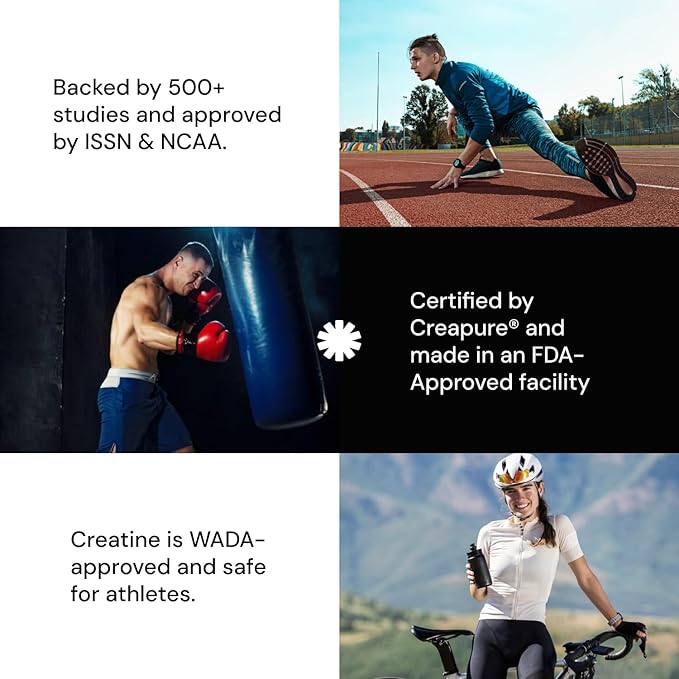 Create Single Serve Creatine Monohydrate Powder – 5g Creapure Creatine | Redefining Strength, Energy & Recovery | Sugar-Free, Vegan, Non-GMO | Unflavored, Lightly Sweetened, 0 Calories | 30 Packets