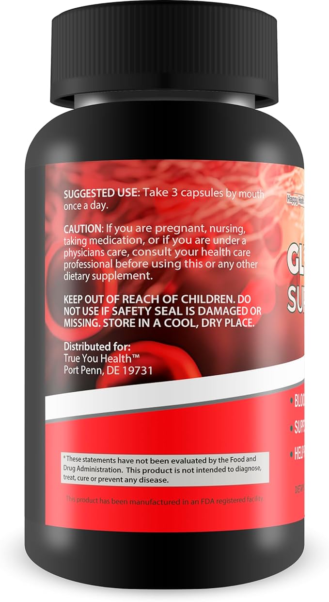 Glycogen Support Pro - Our Best Pancreas Support Antioxidant Blood Health Blood Circulation Supplements - Blood Supplement W/Magnesium Turmeric Vitamin D Vitamin C D Zinc Blood Balance Blood Booster