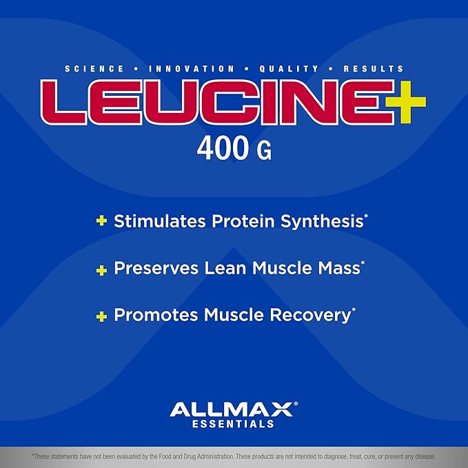 ALLMAX Nutrition Leucine 5,000 mg, 14.1 oz (400 g)