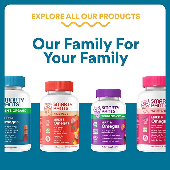 SmartyPants Men's Multivitamin Gummies - Improved Formula: Omega 3 (DHA/EPA), Methylfolate, Vitamin D3, C, Vitamin B12, B6, Vitamin A, K, Zinc & Selenium, Gluten Free, 90 Count (30 Day Supply)