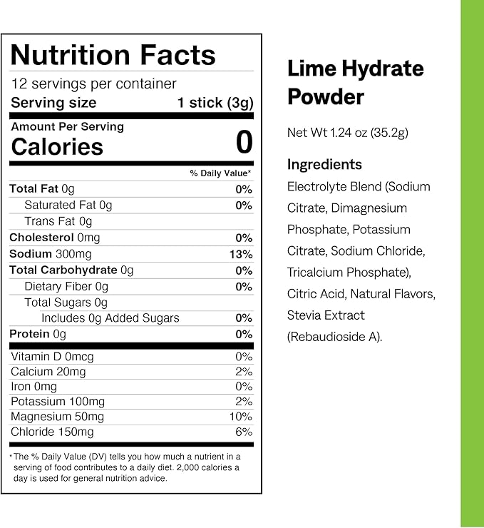 UCAN Hydrate Electrolyte Drink Mix (Lemon-Lime, 12 Stickpacks) Sugar-Free, Keto-Friendly, Vegan, Non-GMO, Gluten-Free Electrolyte Powder with Potassium & Magnesium for Runners & Athletes