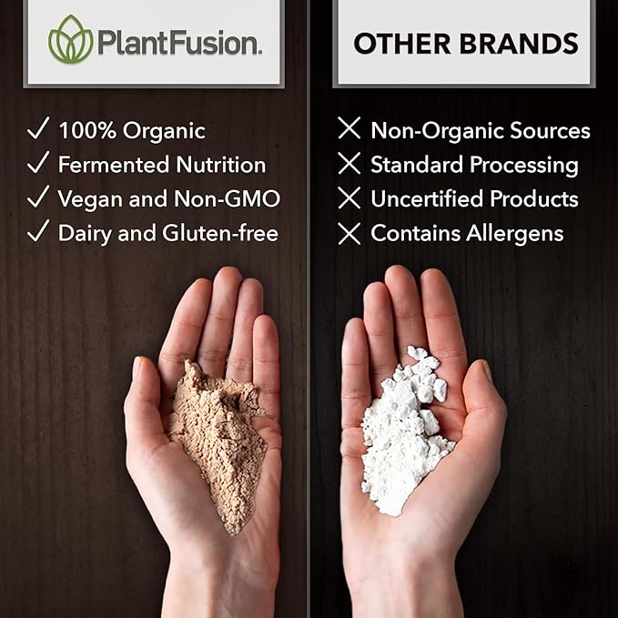 Organic Vegan Protein Powder - Whole Food, Plant Based Protein Powder with Green Superfoods, Enzymes & Probiotics - USDA Certified Organic, Non-GMO, Gluten-Free - Vanilla 18.5 oz, 21 Servings