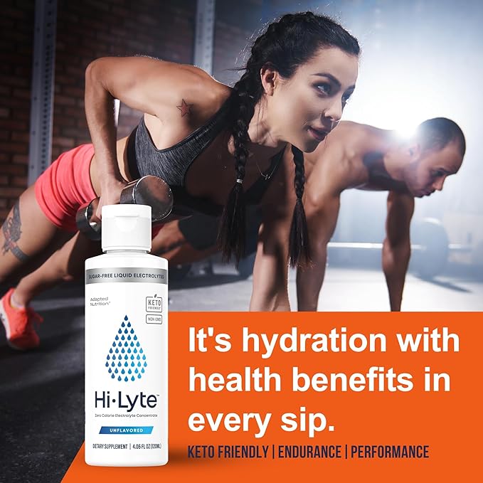 Hi-Lyte Sugar Free Electrolytes for Rapid Hydration, Fasting and Immune Support (3 Bottles, 144 Servings) | NO Calories | 20%+ More Potassium, Magnesium & Zinc