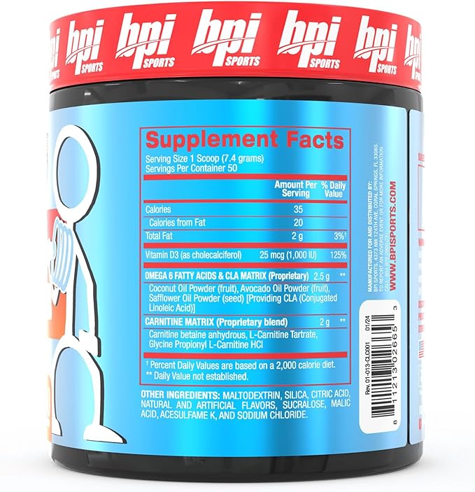 BPI Health CLA + Carnitine - CLA Plus Carnitine - Helps Boost Performance - Non-Stimulant Formula - May Help