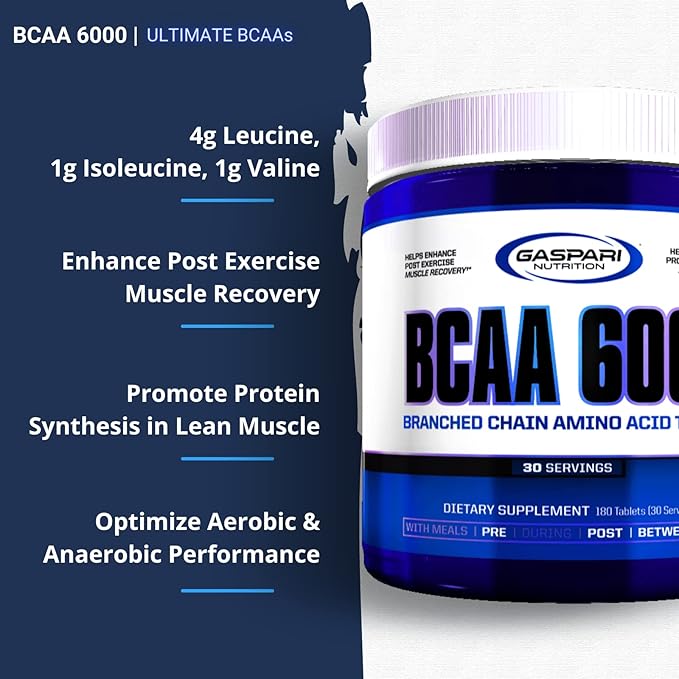 Gaspari Nutrition AminoMax 8000, Advanced Amino Acids for Muscle Recovery, Growth and Endurance - Creatine, Leucine, Taurine, and BCAAs (325 Tablets)