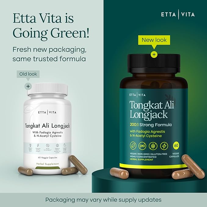 Potent Longjack - Tongkat Ali & Fadogia Agrestis Supplement for Men & Womens Energy, T Support, Lean Muscle Growth & Recovery, Hormonal Balance, Pre-Workout with Vegan NAC Liver Detox & Cleanse
