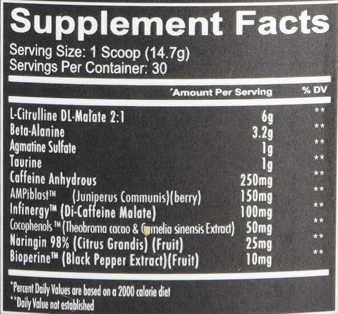 REDCON1 Total War Preworkout - Contains 320mg of Caffeine from Green Tea, Juniper & Beta Alanine - Pre Work Out with Amino Acids to Increase Pump, Energy + Endurance (Sour Gummy Bear, 30 Servings)