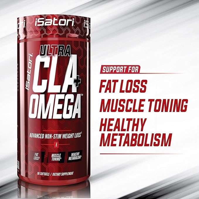 iSatori L-Carnitine LS3 Gummy Bear 3000mg (32 Servings) Ultra CLA (90 Softgels)