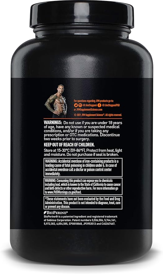 JYM Supplement Science Vita JYM Sports Multivitamin & Mineral Support, Vitamin A, C, B6, B12, E, K, Boron, Biotin, Potassium 60 Tablets