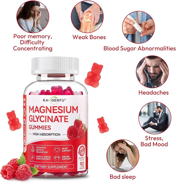 Magnesium Glycinate Gummies with MSM & Elderberry Extra Strength, Joint Support Supplement, Flexibility &Joint Health Supplement for Women Men, 60Ct