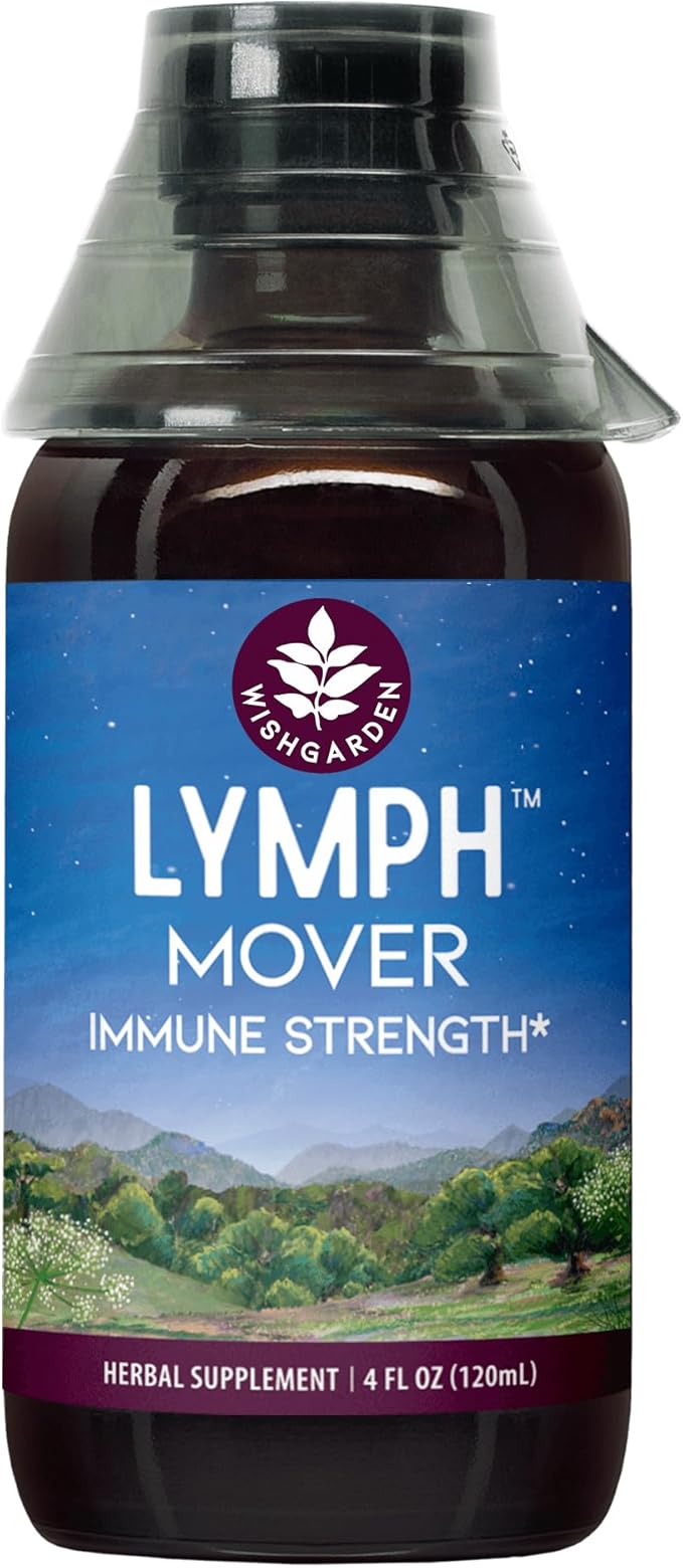 WishGarden Herbs Lymph Mover Immune Strength - Natural Herbal Lymphatic Drainage and Lymphatic Cleanse Supplement with Echinacea for Immune Support, Supports Healthy Lymphatic System Function, 4oz