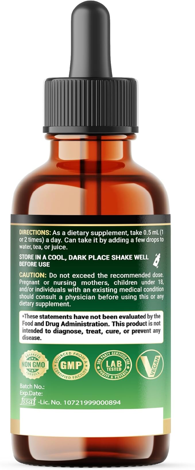 10in1 Cayenne Pepper Liquid Drops with Hawthorn Berry, Vitamin D3, Vitamin K2, Beet Root, Turmeric, Ginger and More - Digestion Support - 1 Fl Oz - 2 Months Supply