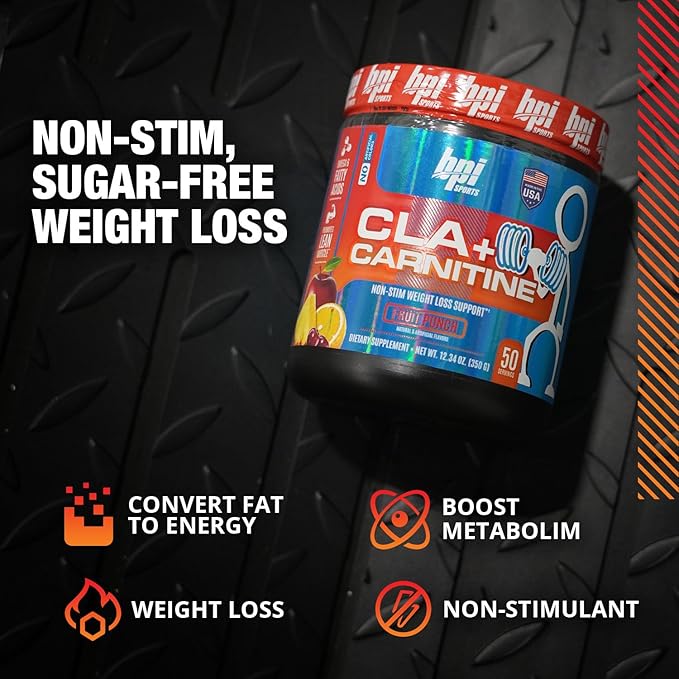 BPI Health CLA + Carnitine - CLA Plus Carnitine - Helps Boost Performance - Non-Stimulant Formula - May Help