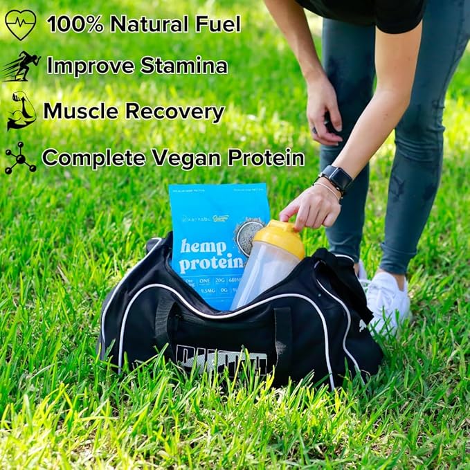 Hemp Protein Powder | 20G Plant Protein Per Serving | All Natural Fiber Iron Potassium Magnesium Omega 3 6 9 | Hemp Seeds Superfood | Vegan Gluten Free Kosher Keto (14.8 oz - Pack of 1)