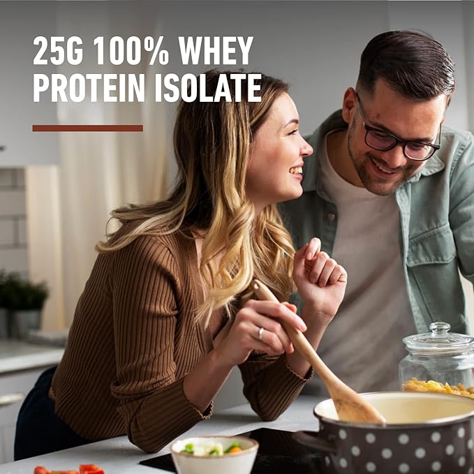 Isopure Low Carb 100% Pure Whey Isolate Protein Powder, Lactose Free, Gluten Free, With Vitamins, Dutch Chocolate, 25g Protein Per Serving, 3 Lbs, 41 Servings