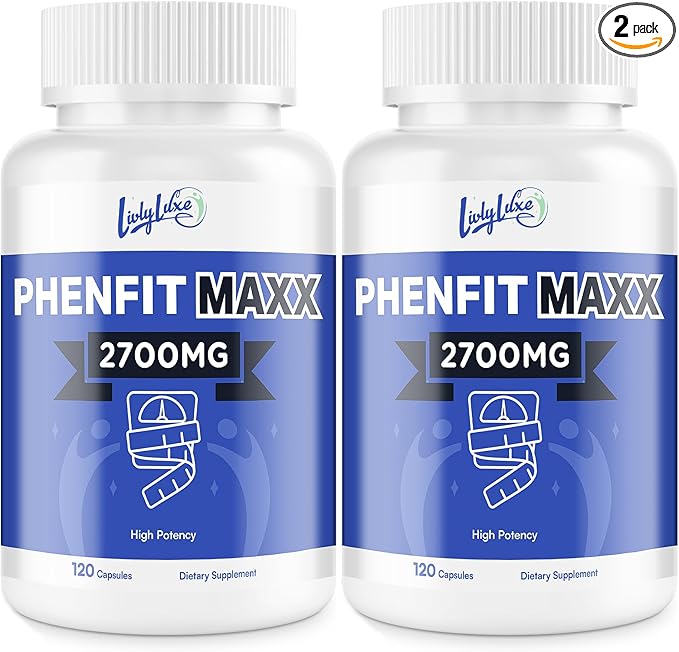 PhenFit-Maxx Weight Loss Supplement - Appetite Suppressant and Diet Pills - Metabolism Booster with CLA, L-Carnitine, Weight Loss Supplements for Women and Men (240 Capsules)