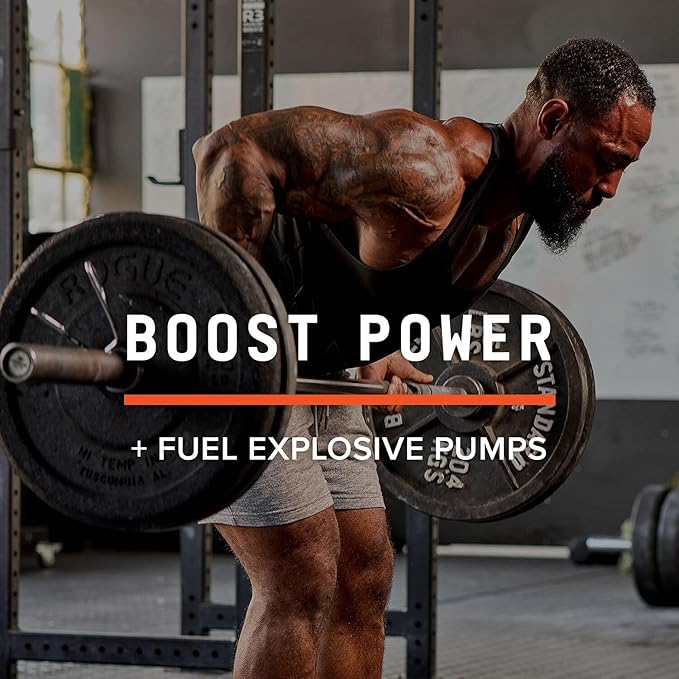BEYOND RAW LIT Advanced Pre-Workout Formula, Sweet and Tart, for Energy, Focus, Endurance, Pumps, with 300mg Rapid and Targeted Release Caffeine, Creatine, Betaine, Beta Alanine, Taurine, 20 Servings