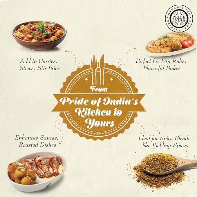 Pride of India - PACK of 6 - Fenugreek Seed Ground – Gourmet Indian Spice – Vegan, Gluten & GMO-Free – Ideal for Cooking & Meat Seasoning – Easy to Use – 7 oz. Medium Dual Sifter Jar