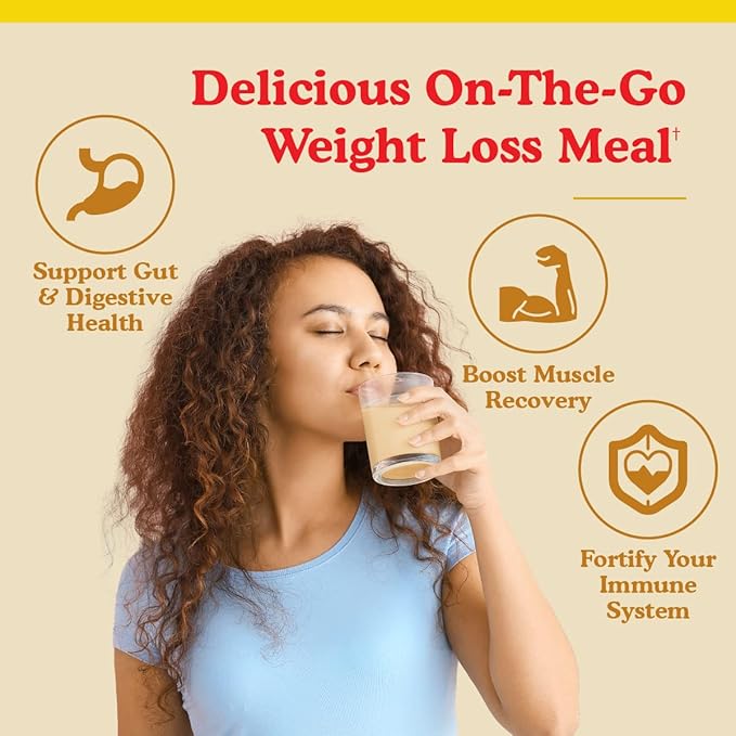 Meal Replacement Shakes, 21g Protein, Vegan Plant Based Protein Powder, Digestive Enzymes, All in One Shake (15 Servings, Turmeric Curcumin Cream)