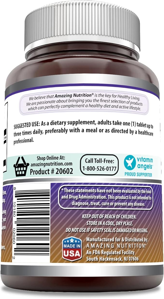 Amazing Formulas L-Arginine Supplement | 1000 Mg Per Serving | Tablets | Amino Acid Supplement for Women & Men | Non-GMO | Gluten Free | Made in USA (120 Count)
