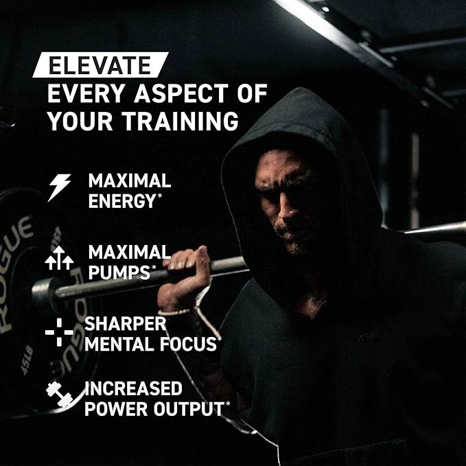 Kaged Pre Workout Powder Pre-Workout Elite for Men & Women, High Stimulant for Energy, Focus, Pumps, L-Citrulline, Beta Alanine, Creatine & 388mg of Organic Caffeine, Fruit Punch