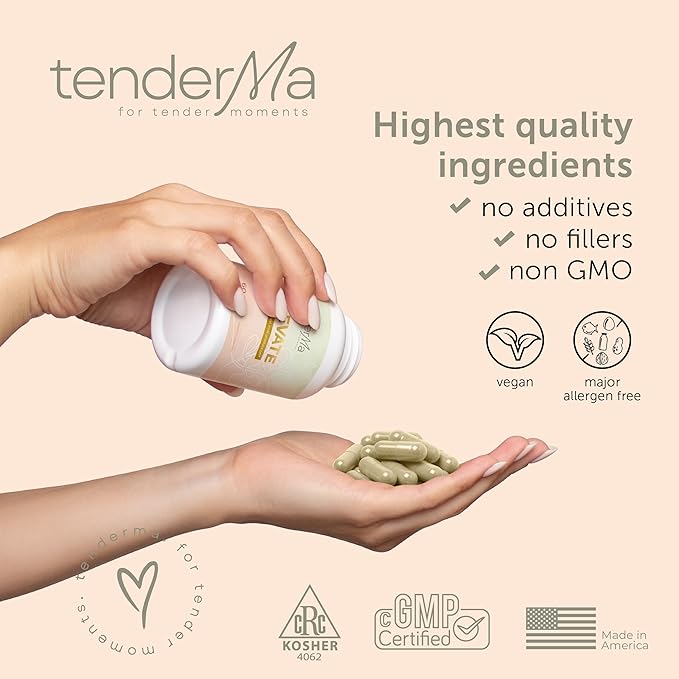 Elevate Lactation Supplement – Fenugreek-Based Breastfeeding Support with Organic Fennel, Alfalfa & Blessed Thistle – 60 Vegan Capsules